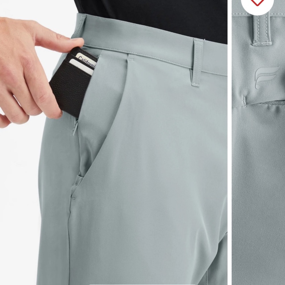Fabletics The Only Pant, Men’s 30x30, Shadow Grey
